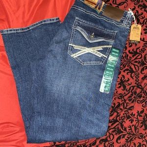 Mens 40x32 Axel jeans NWT slim boot
